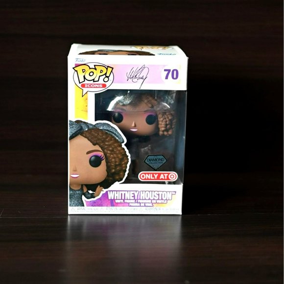 Funko Pop! Icons #70 Whitney Houston Diamond Collection Target Exclusive NEW! - Picture 1 of 7